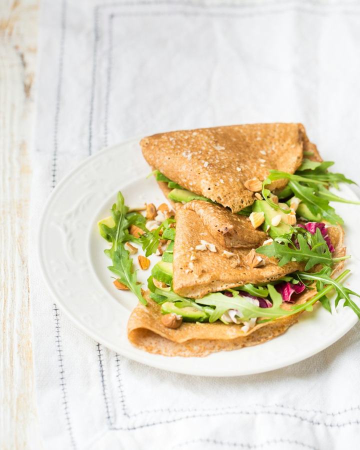 Galette et salade